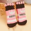 4 Pcs Pet Anti-slip Socks Cat & Dog Cute Winter And Autumn Warm Socks Anti-slip Traction Protecting Paws From Wear Tear Licking.