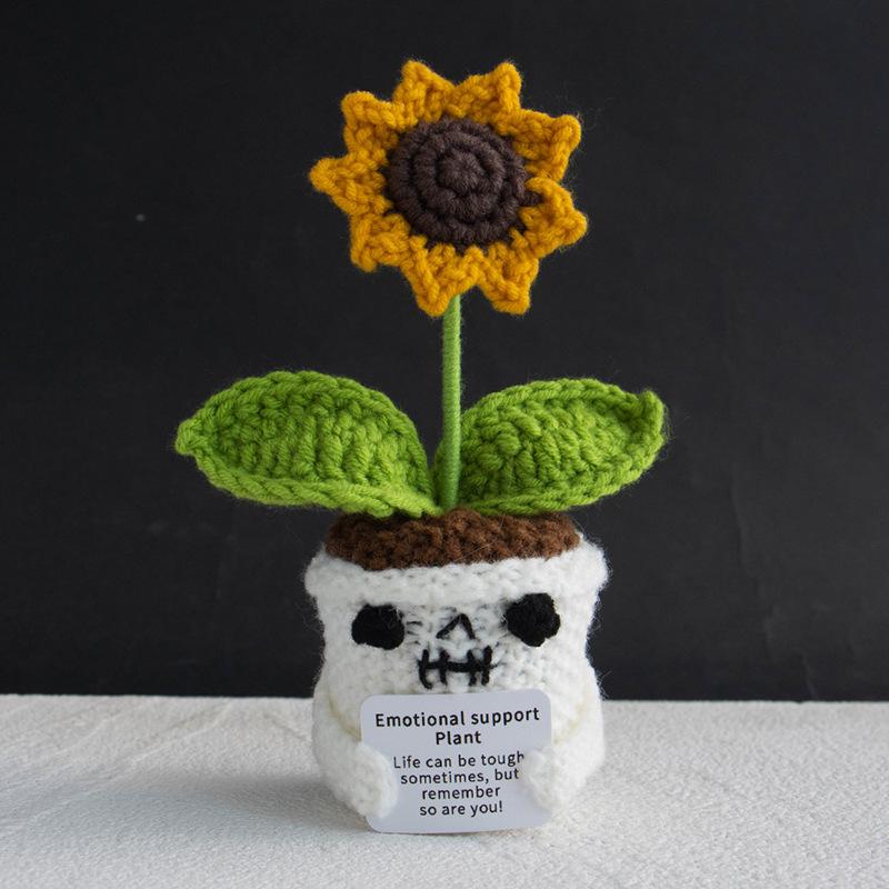 Хэллоуин Позитивная Энергия Вязаная Кукла Привидение Украшение