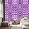 Wallpaper Geometric Pattern Purple and Lavender for Living Room and Bedroom 50x1000