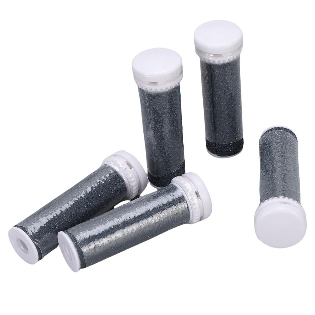 5 STÜCKE Fußfeile Rollenköpfe Passend für Micro Pedi Nano Wiederverwendbarer Quarzstein Hornhautentferner Rolle Nachfüllung für Zuhause