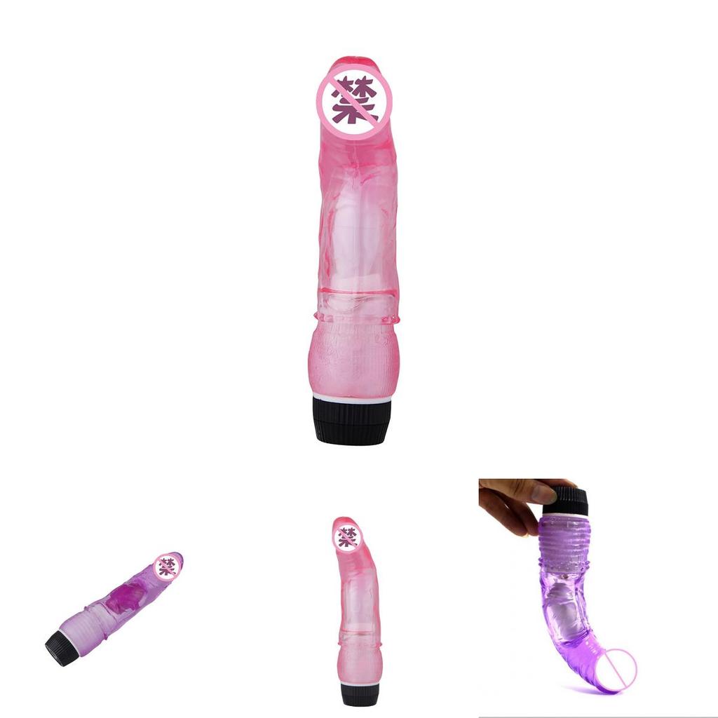 Premium Quality Single Shock Simulation Crystal Penis Tpe Fake Penis For Ultimate Pleasure