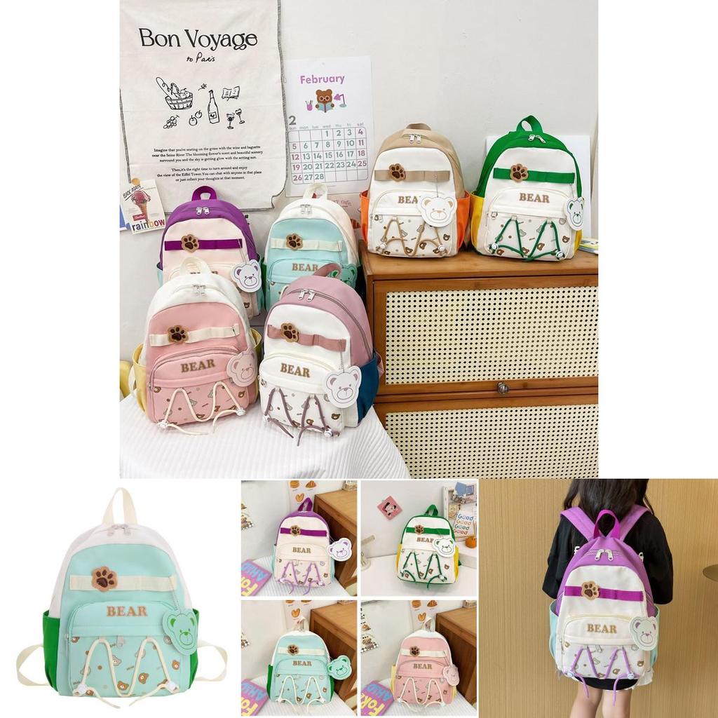 Cute Cartoon Kids Backpack With Arched Shoulder Straps For Comfortable Carry