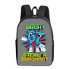 Colorful Number 67 Printing Single Layer Backpack for Boy and Girls Best Gifts 2D Flat Cartoon School Bags for Children