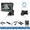 Baby Car Camera, 4.3  Baby Monitor with Night Vision, 150 Degrees  Wide Viewing Angle, 360 Degrees  Rotation Rear