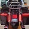HDBUBALUS Saddlebag Tail Light LED Running Brake Sequential Turn Signal Lamp Fit for Harley Touring Street Gilde Road Gilde Road King Electra Glide