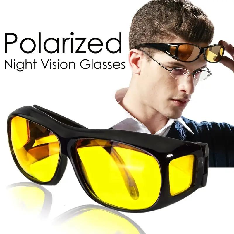 Night Vision Sunglasses Car Night Driving Glasses Driver Goggles Unisex Sun Glasses UV Protection Sunglasses Eyewear Gift Bike