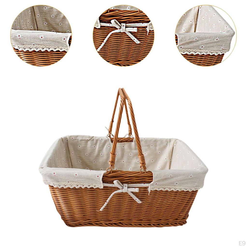 Breathable Picnic Basket for Vegetables and Sandwiches At Events