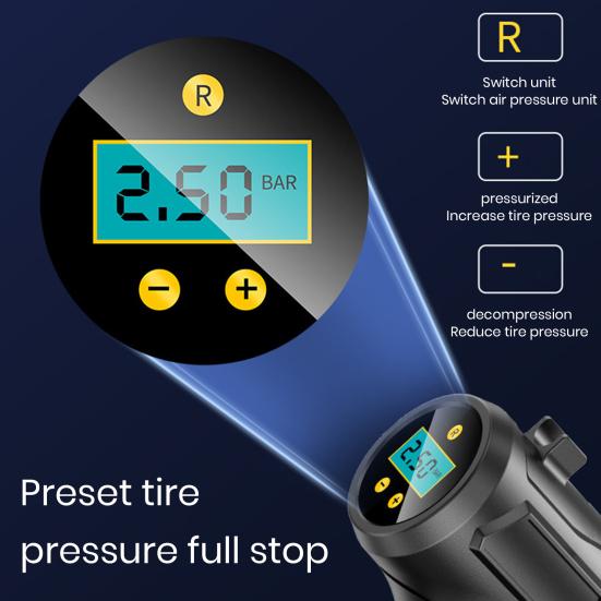 Wireless Vehicle Inflatable Pump Portable Multi-Purpose Air Pump for Cars Motorcycles Bicycles Supply