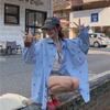 Printed Women's Shirt-fashionable Button Design-loose Casual Shirt