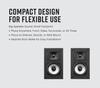 POLK AUDIO Monitor XT Series Compact Bookshelf Speaker Matte Black MXT15 Set of (1 2)