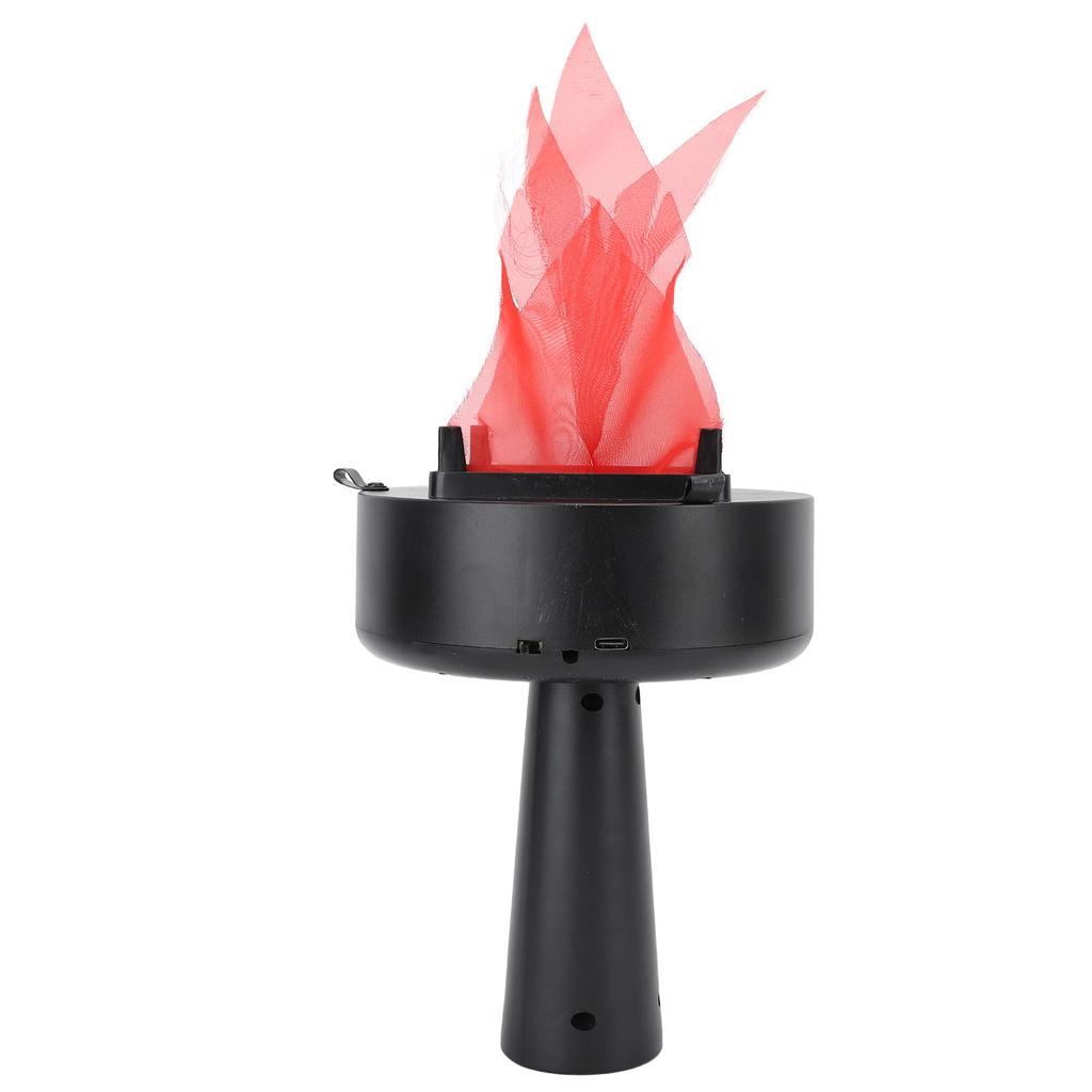 Hanging Fire Flame Light USB Rechargeable LED Fake Campfire Halloween Christmas Holiday Party