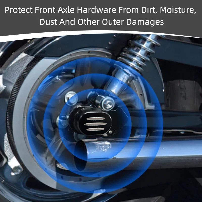 2xBlack Motorcycle Rear Axle Cover Nut Bolt Caps Accessories Fit CNC Aluminum For Harley Sportster 1200 883 X48 2004-2016 2015