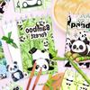 8Pcs 10x6cm Panda Mini Spiral Notebook Bamboo Notepad Back To School Supplies Classroom Prizes Teacher Awards Student Stationery