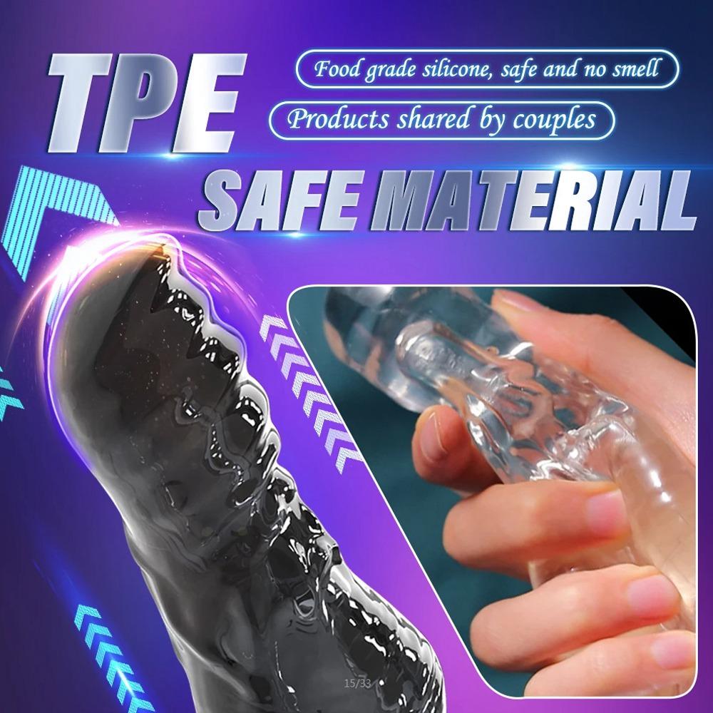 Extend 7cm Penis Enlargement Sleeve Vibrator Cock Ring Reusable Condoms Sex Toys for Men G Spot Vibrating Delay Ejaculation