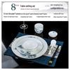 Chinese Style Ceramic 8-Piece Tableware Set