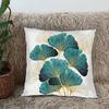1pc Short Plush Printed Ginkgo Leaf Pattern Pillowcase - Soft and Cozy Plush Design forComfortable Sleep(Without Pillow Insert)