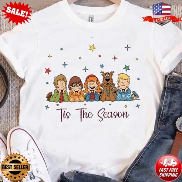 Tis The Season Scooby Doo Christmas and Friends T-shirt S-5XL S