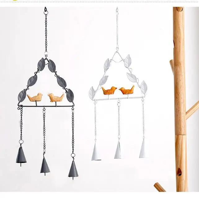 Metal Wrought Iron Wind Chime Pendant Creative Home Decorations Girl Birthday Gift