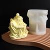 Holy Mother Silicone Mold for Candle Making 3D Mother of God Epoxy Resin Molds Ideal for Craft Ornaments and Home Decors