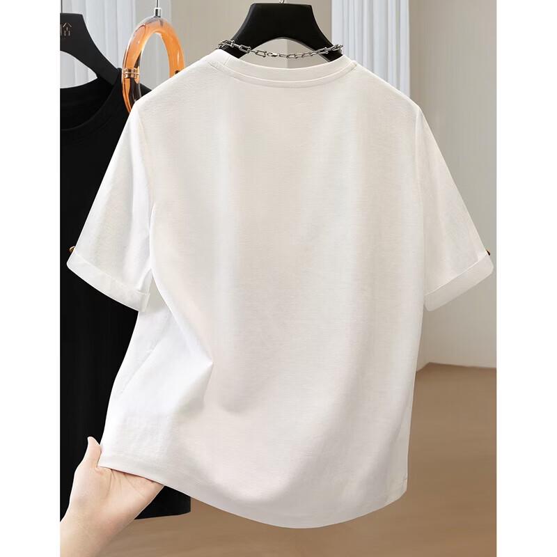 Women's Round Neck Short Sleeve Loose T-Shirt