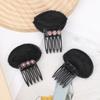 Schwamm DIY Haarstyling-Werkzeug Blume Haarboden Elegant Unsichtbares Volumen Haarspange Dame