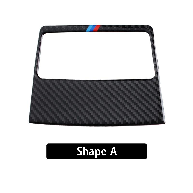 

Углеродное волокно салона автомобиля, заднее сиденье, вентиляционное отверстие, декоративная крышка, накладка, наклейка для BMW 3 серии E90 E92 E93 Style-A-no hole