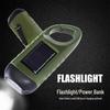 Solar Hand-Crank Emergency Flashlight Power Bank