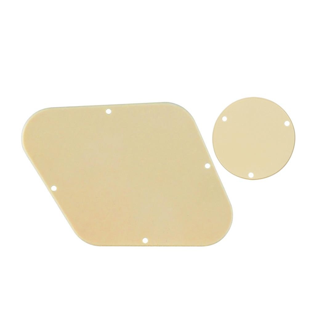 

FLEOR Set of LP Guitar Back Plate & Switch Control Cavity Cover for LP Style Guitar,13 Colors Options