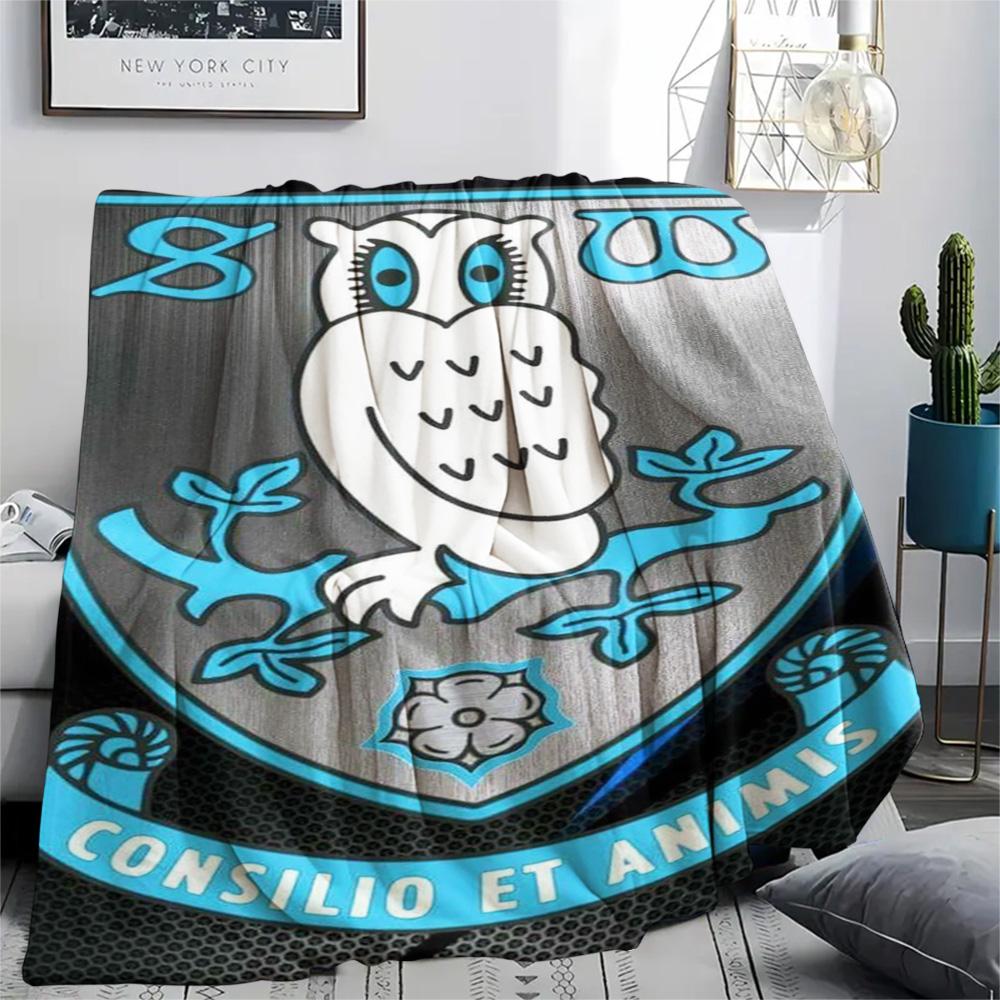 1 Stück Sheffield Wednesday Football Club Gemustertes Flanell-Kuscheldecke Geeignet für alle Jahreszeiten für Heimdekoration Wärme und Komfort Geschenke Feiertagsgeschenk