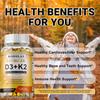 Immune Vitamin Complex - Rich in high-potency Vitamins D3 and K2 2-in-1 formula - Boosts brain function, mood relief and muscle support - Non-GMO
