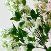 Artificial Flowers Lilac Bouquet for Home Office Decoration Realistic 3D Modeling Adjustable Stems Reusable Floral Arrangement Props