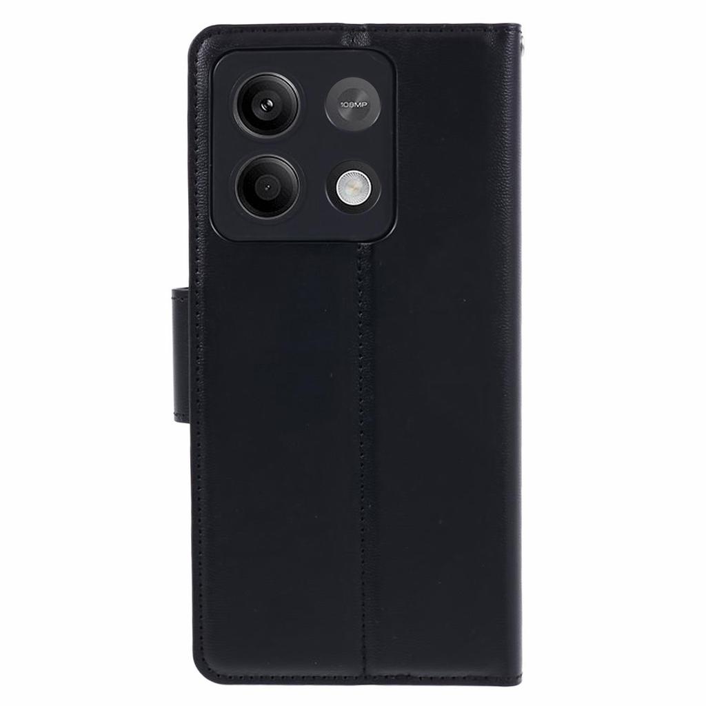 HANMAN Mill Series Phone Cover for Xiaomi Redmi Note 13 5G Case PU Leather Phone Shell Wallet