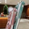 Applicable To iPhone17Pro Airbag Anti-drop Mobile Phone Case Glitter Magnifying Glass Magnetic Suction Bracket Apple 16 New