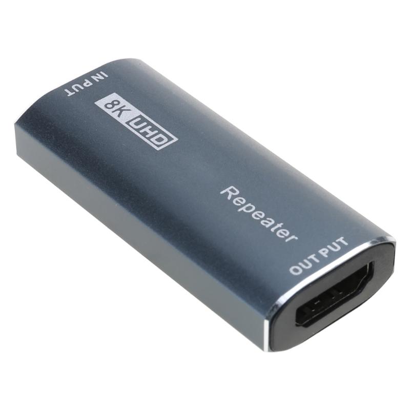 Signal Amplifier 8K Signal Extender Booster Extender 4K 60Hz 30M Long Distance Extension Video Adapter