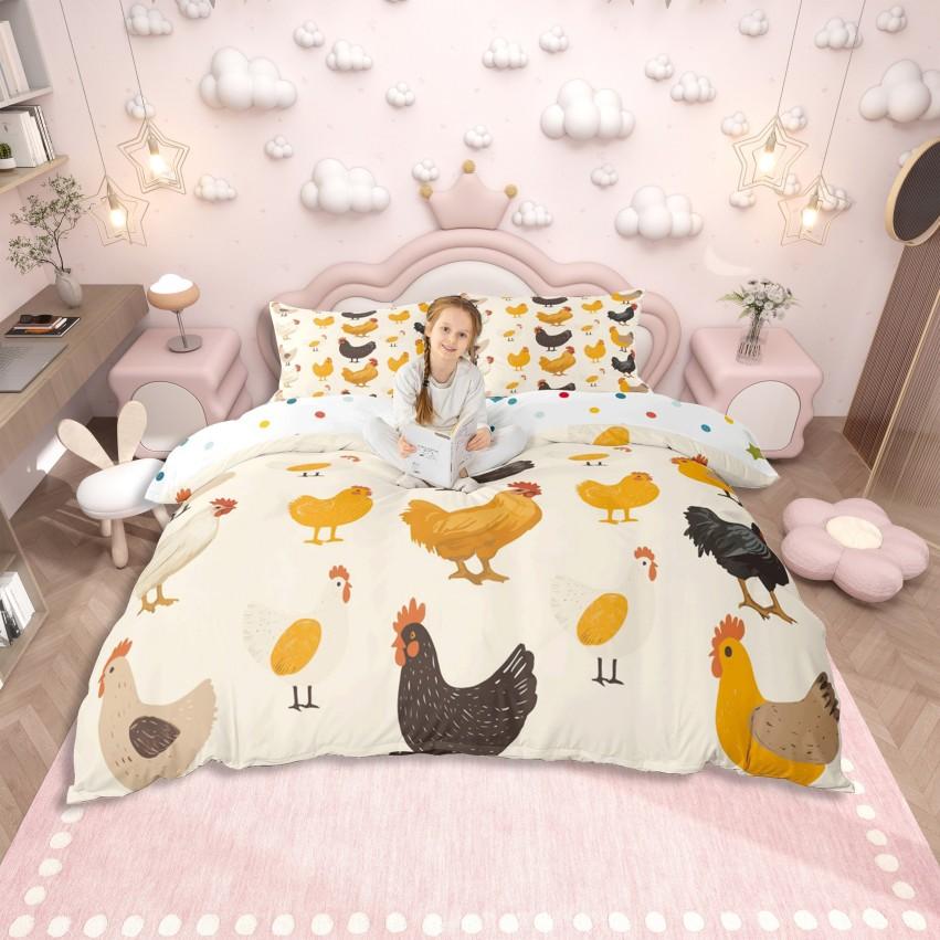 Comforter Homewish Kawaii Frog Prince For Teenleaf Plant Bedding Setcartoon Animal Theme Reversible Bed Set
