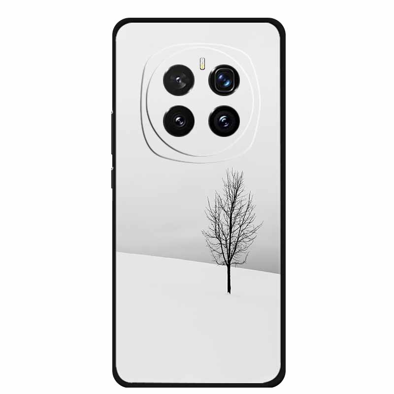 For Honor Magic 7 Case 7Pro Painted Cat Colorful Soft Edge Silicone Black Bumper For Honor Magic7 Pro Back Cover Magic7 5G Para
