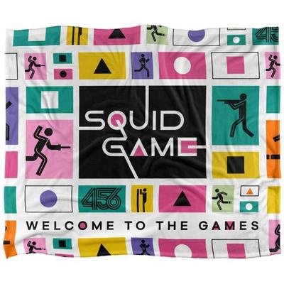 Squid Game 3 Seidige Icons Superweiche Decke