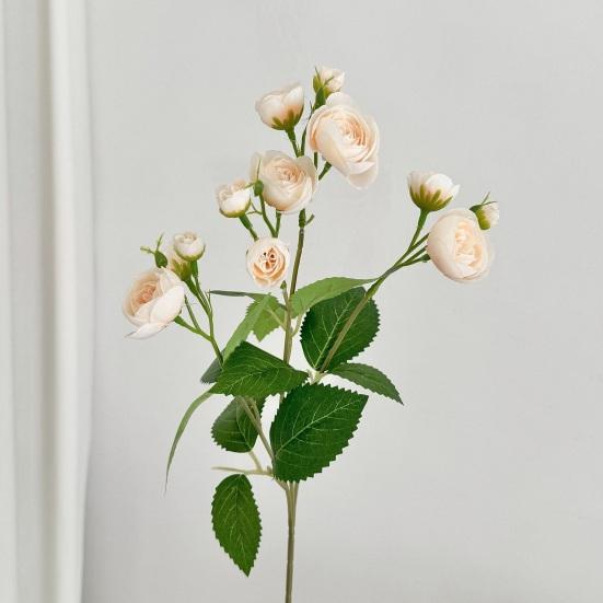 12 Head Artificial Peony Flower Bouquet Realistic Faux Silk Peony Floral Arrangement for Home Wedding Table Decoration