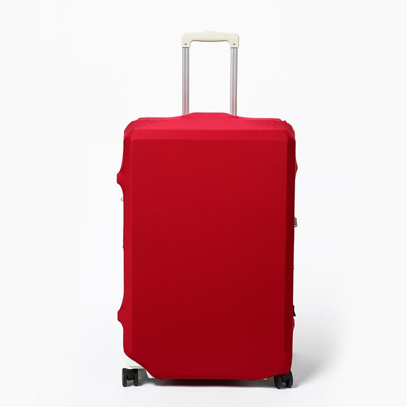 Copertura per Valigia Elastica in Seta di Latte - Ispessita, Antipolvere, Colore Solido Protettore per Trolley per Bagagli da Viaggio.