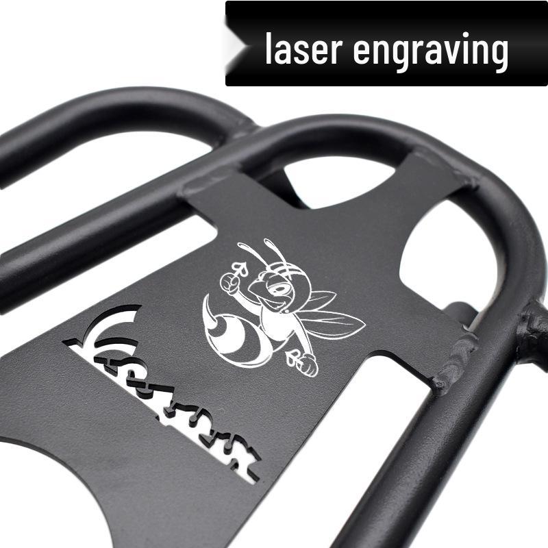 Vespa GTS300 GTV 6 Days HPE Wing Footrest & Cup Holder Grill Luggage Rack.