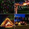 Solar Powered Water Drop String Lights LED Raindrop Fairy Lights Outdoor for Garden Yard Patio Christmas Wedding Birthday Decor