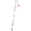 Scaletta per Pontile in Alluminio Scaletta Ribaltabile per Pontile Barca 5 Gradini con Carico 350lbs