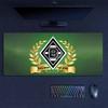 Borussia Mönchengladbach Mauspads, Große Gaming-Schreibtischmatte, Rutschfestes XXL-Mauspad für Laptop & Tablet, Mini-PC-Spielmatte mit Genähten Kanten