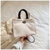 Portable Plush Bag Women's 2025 New Fashion Temperament Plush Bag Niche Versatile Commuter Shoulder Messenger Bag Tide