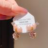 Gold-Plated Silver Bow Pearl Earrings: Retro, Elegant, and Luxurious Studs