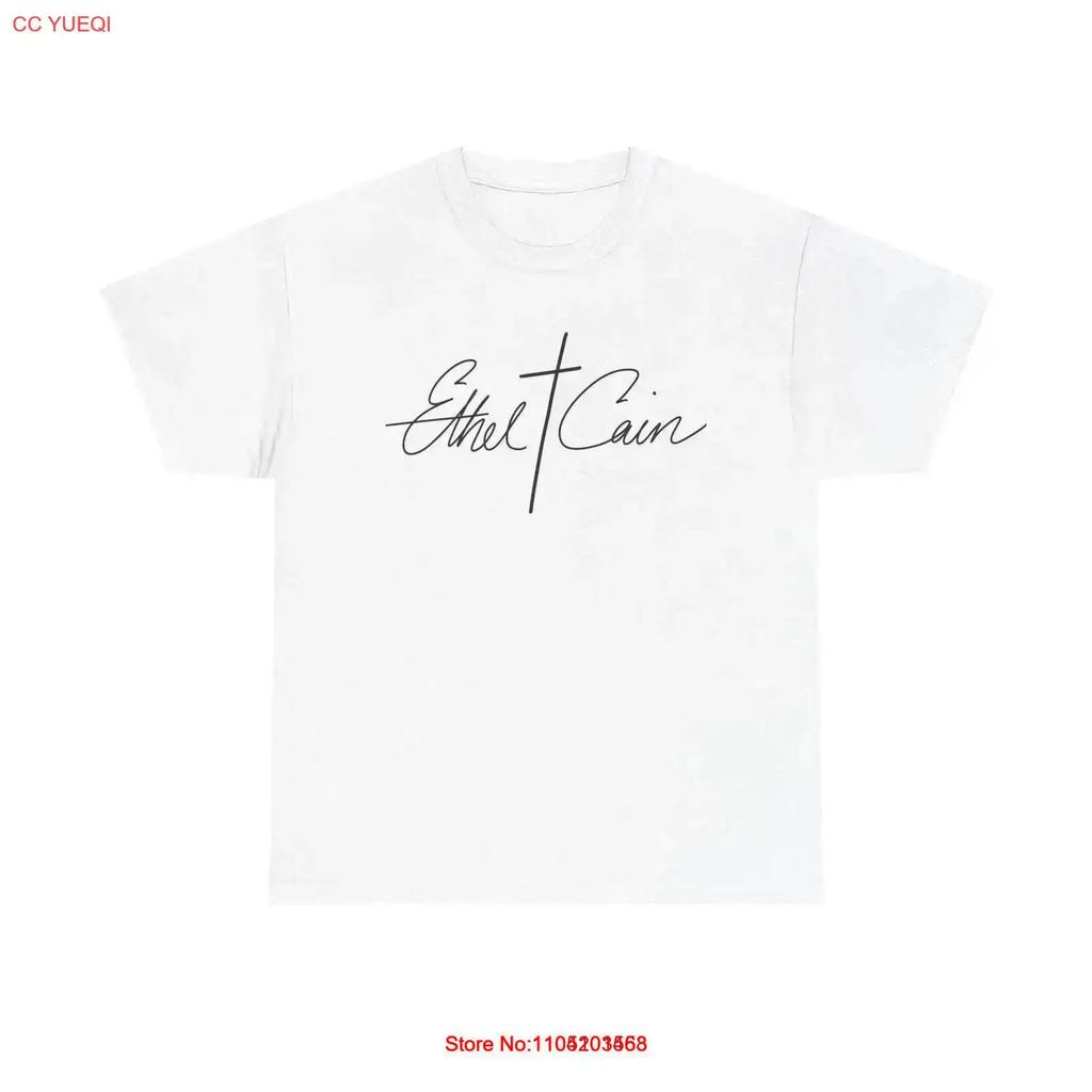 Ethel Cain Signature Inspired T Shirt Avaliable In White Brown Black Vintage Top For Everyday Wear Stretched Homme