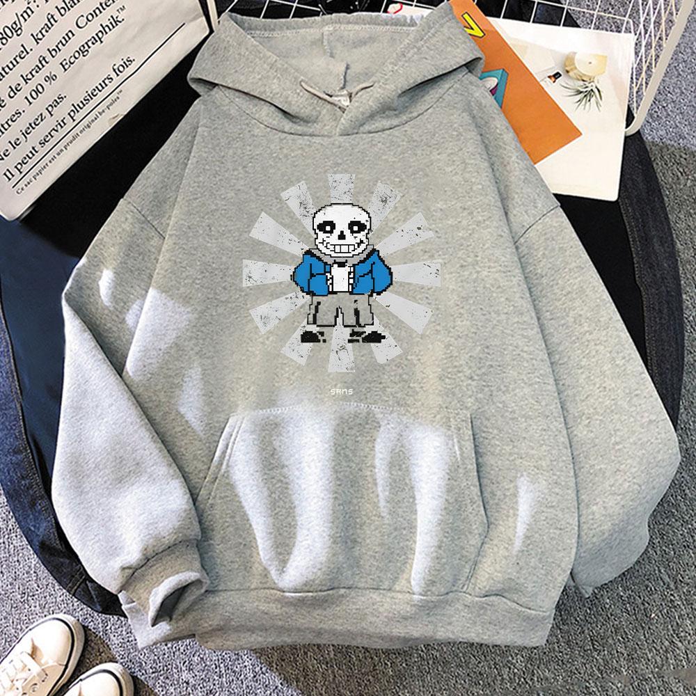 Game Undertale Sans 2025 New Hoodie Cartoon Print Fleece Cute Sweatshirt for Autumn/Winter Unisex Clothing Sudaderas Pullovers