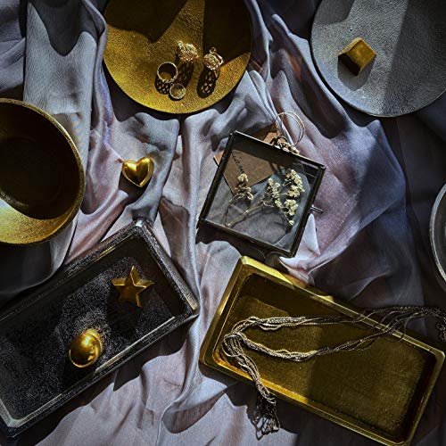 Liam Alumi Tray "Barton" (Antique Gold) - Small Item Holder, Coin Tray, Key Holder, Cashier Tray, Entryway Tray, Square/Rectangular, Carton