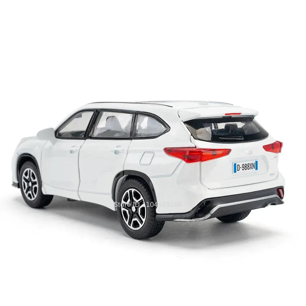 1:32 Initial D AE86 Crown Kluger Car Model Toy Metal Diecast Rubber Tires Pull Back Music Light Vehicles Toys Gifts For Kids Boy