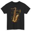 Music Notes Musician Saxophone T-shirt - Jazz Saxophonist Graphic Tee